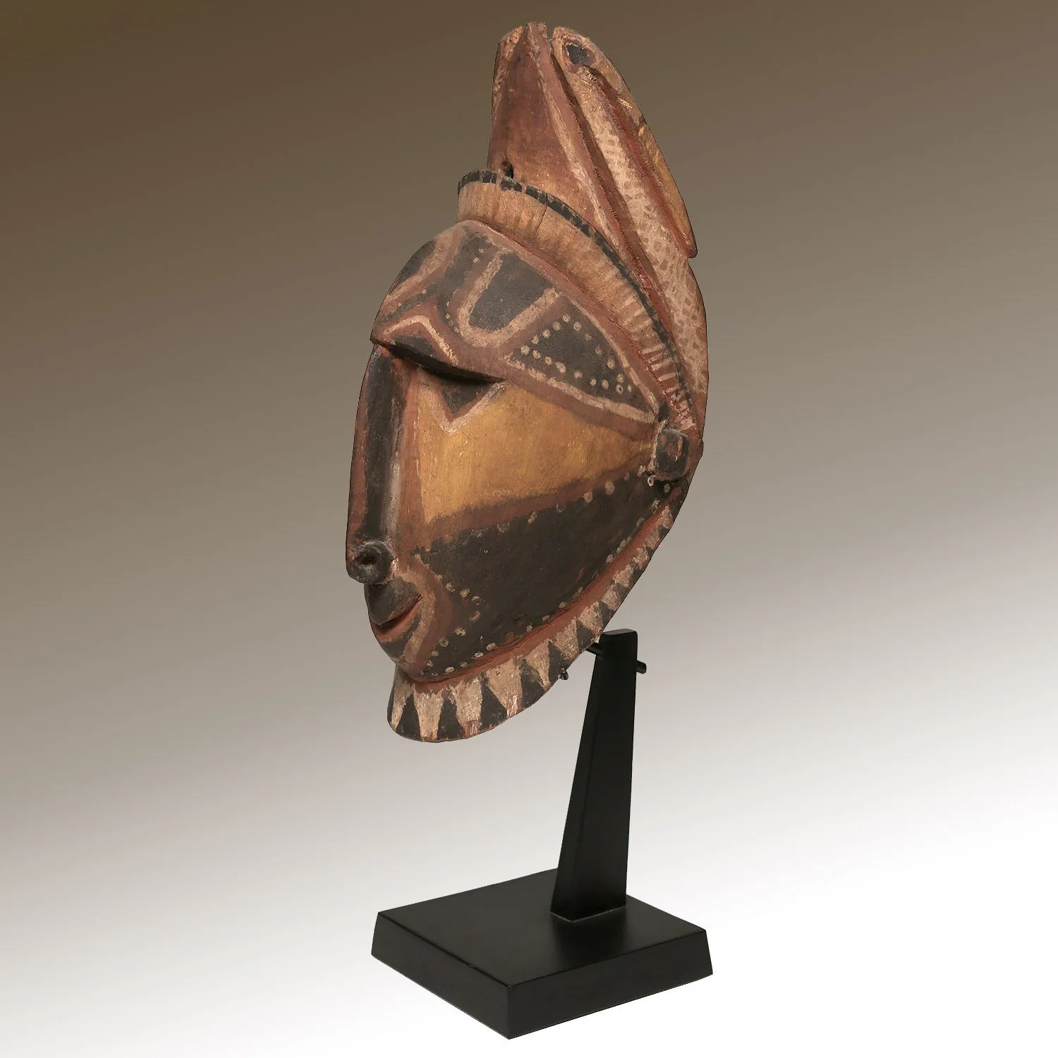 Wooden Yam Mask #1 — Morgan Oakes Gallery
